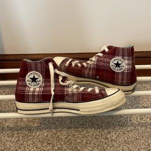 Men’s Plaid Hightop Converse